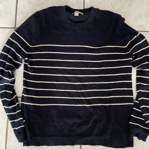 Women's Striped Crewneck Pullover Sweater - Nili Lotan x Target Navy L